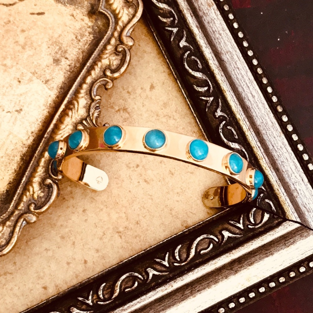 Kate Spade • Tag Along Cuff Bracelet • Turquoise - Picture 4 of 4
